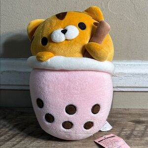 Takashoji brand boba tea plush New with Tags 8”
